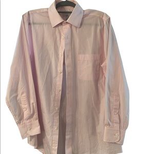 Men’s Large pink long sleeve button shirt